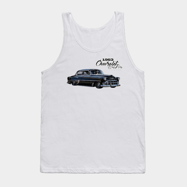 1953 Chevrolet Bel Air 2 Door Sedan Tank Top by Gestalt Imagery